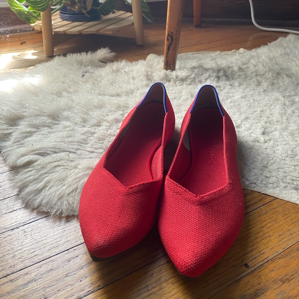 Red Women's Flats